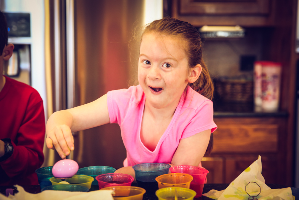 Decorating Eggs with Paas Egg Decorating Kits