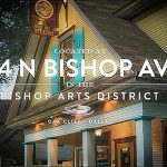 Here it is - the quaint little shop in the Bishop Arts District. It's a cozy little cottage with a wonderful front porch and a few tables to sit at inside.