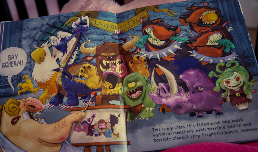 Just look at the drawings, and the colors!! Amazing, right? The children in Morgan's class were totally captivated by this book.