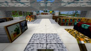 Here is a screenshot of the inside of one of the houses we (I mean Zach) built. 