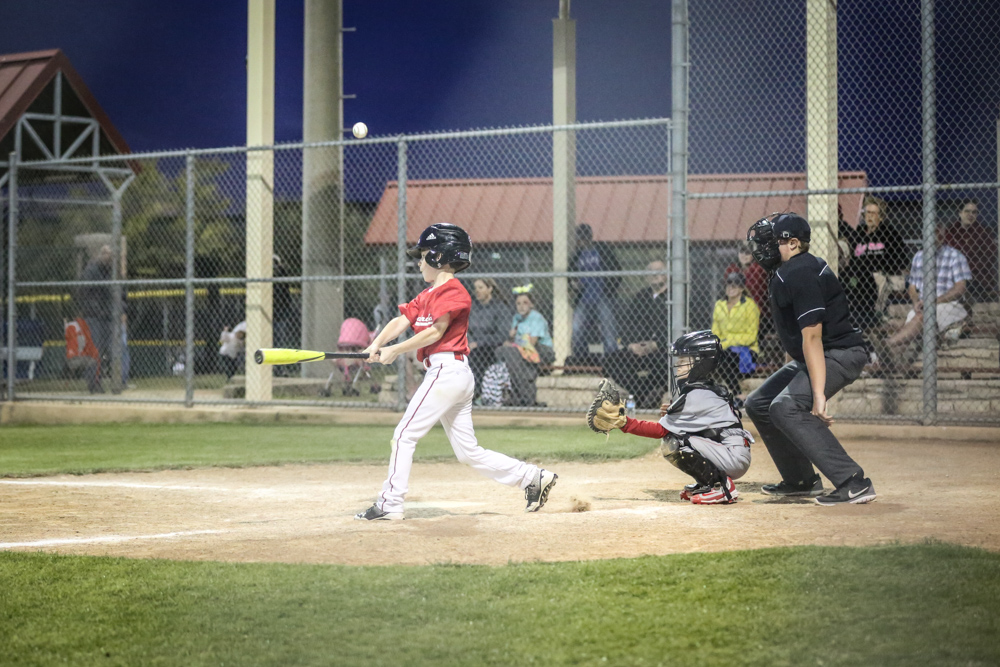 Under the Lights…A Tough Shot for this Beginner