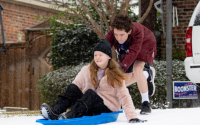 It Snowed (Real Snow) in Texas!